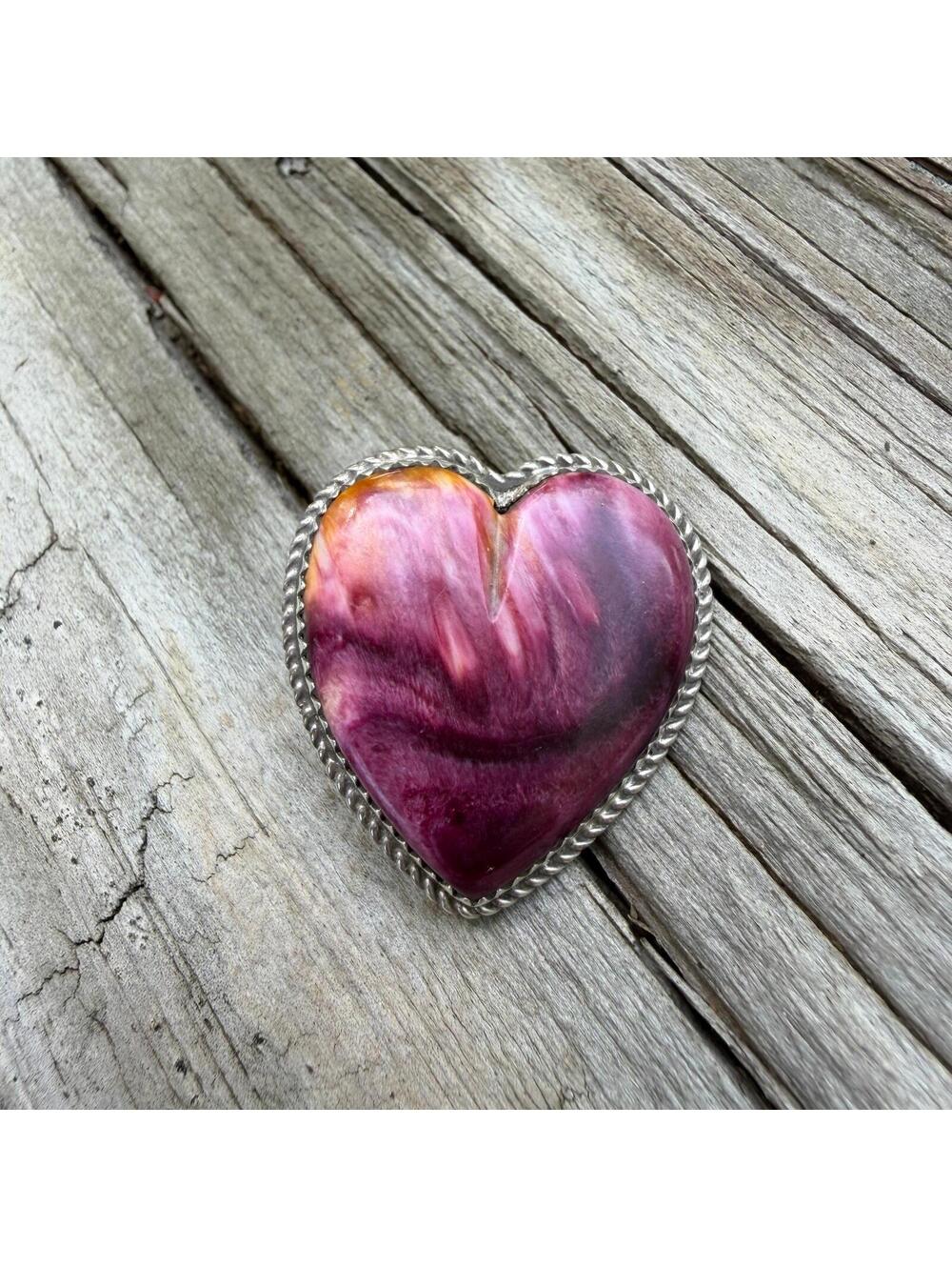 Purple Sunset Spiny Shepherd’s Hook Pendant – Joe L. Grey